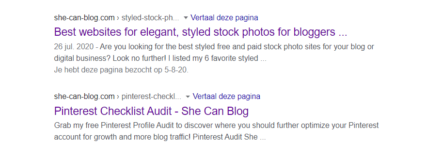 Meta-tag - She can blog